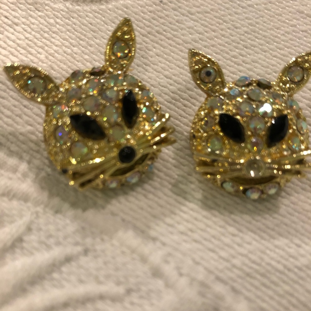 Vintage Matching cat pins. - Picture 6 of 7